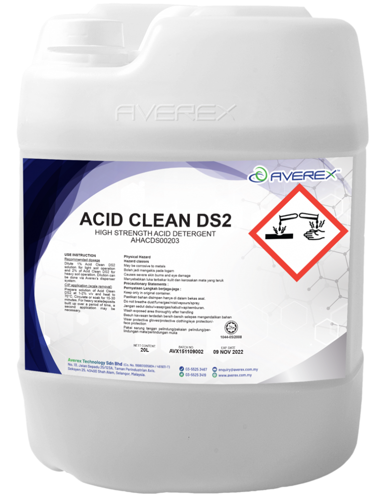 High Strength Acid Detergent (ACID CLEAN DS2) AVEREX Cleaning