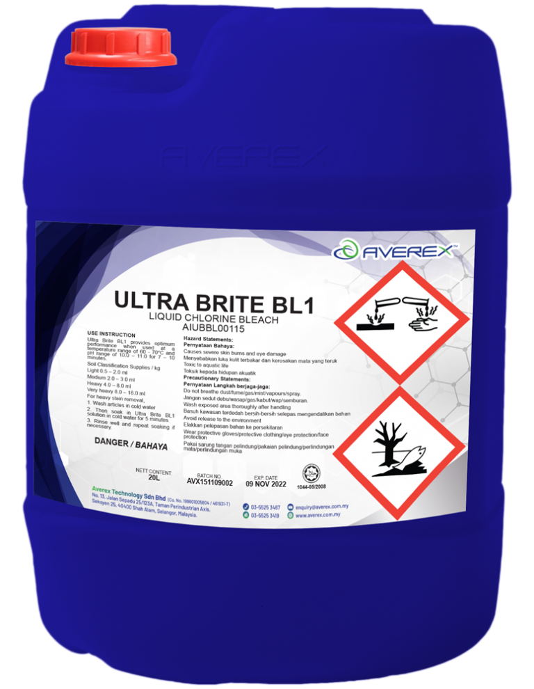 Powdered Chlorine Bleach (ULTRA BRITE BL3) AVEREX Cleaning & Sanitation