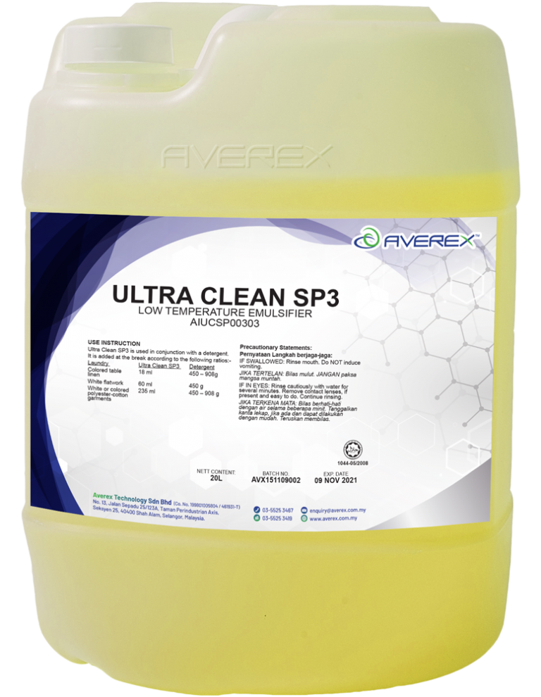 Laundry Emulsifier Commercial Laundry Averex Technology