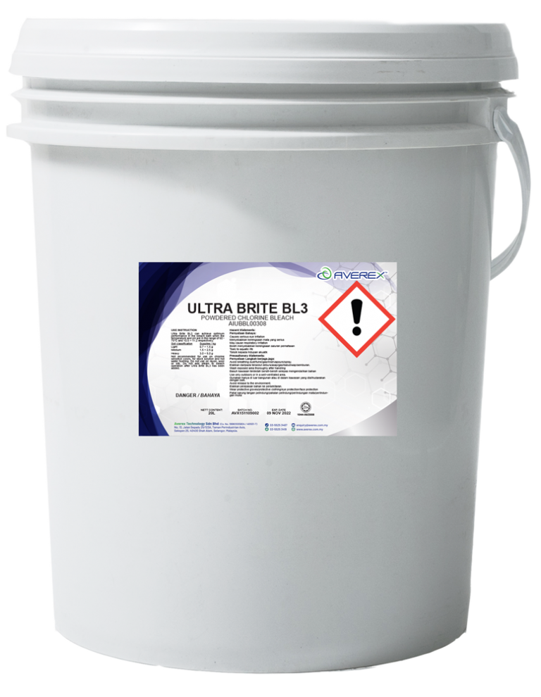 Powdered Chlorine Bleach (ULTRA BRITE BL3) AVEREX Cleaning & Sanitation