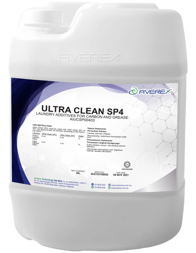 Laundry Additives for Carbon and Grease Removal AVEREX Cleaning