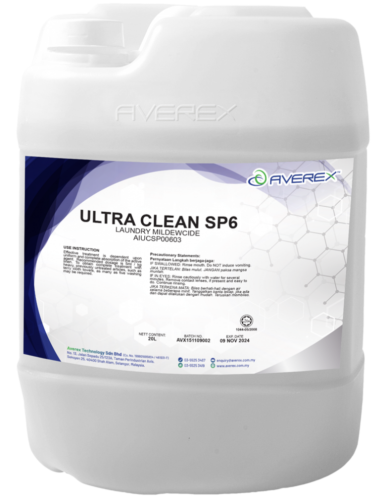 Laundry Mildewcide (ULTRA CLEAN SP6) AVEREX Cleaning & Sanitation