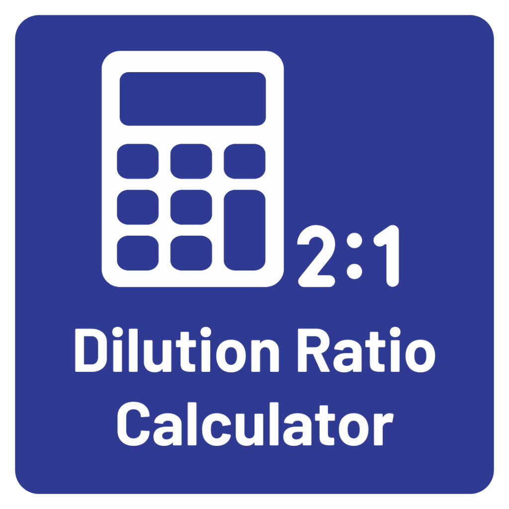 AVEREX Cleaning Chemical Dilution Calculator